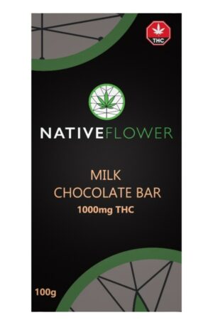 Native Flower Infused Chocolate Bars 1000mg